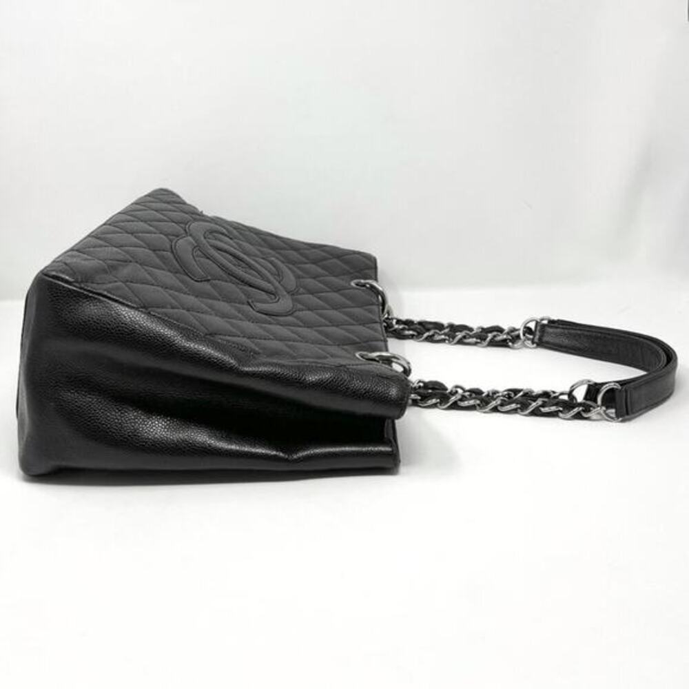 Chanel GST Grand Shopper Tote Black‎ Caviar Leather CC Bag - Picture 12 of 16